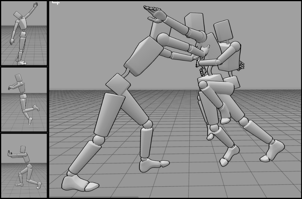 Combined Poses Scene