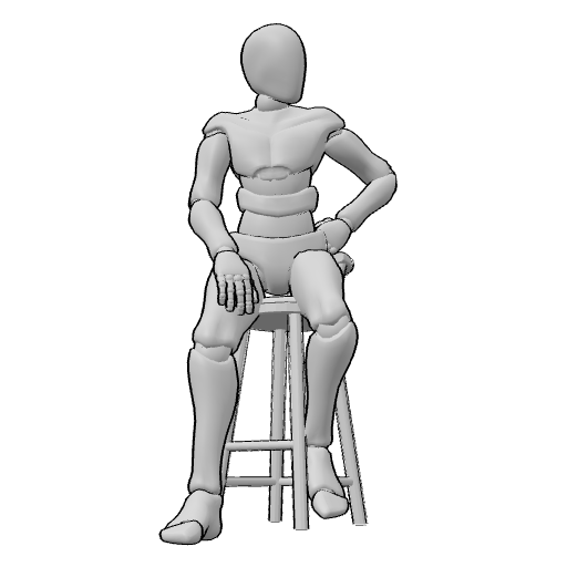 Male Sitting Poses Collection