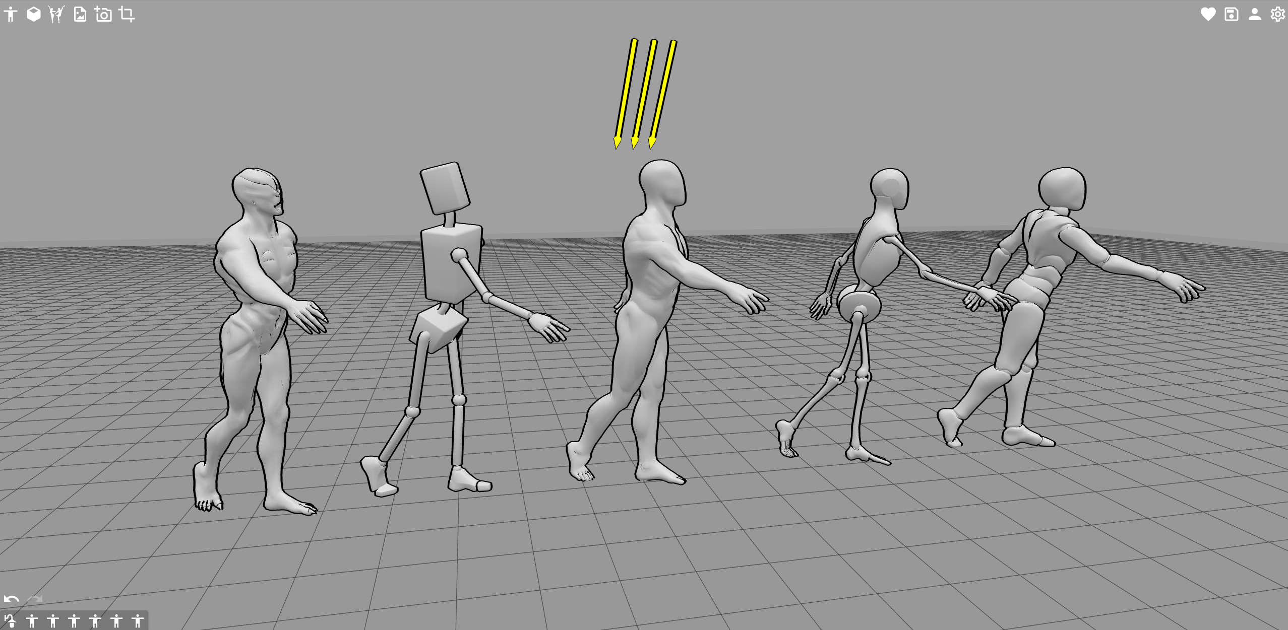 PoseMyArt's Models Library