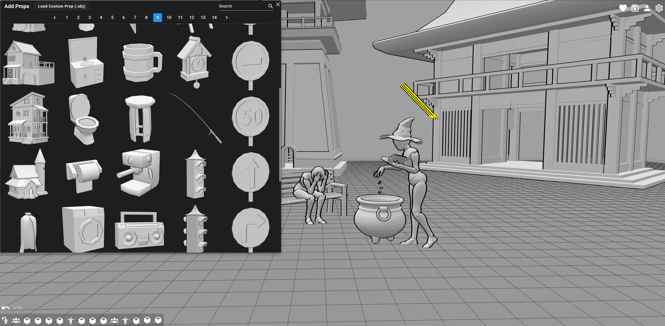 PoseMyArt's Props Library