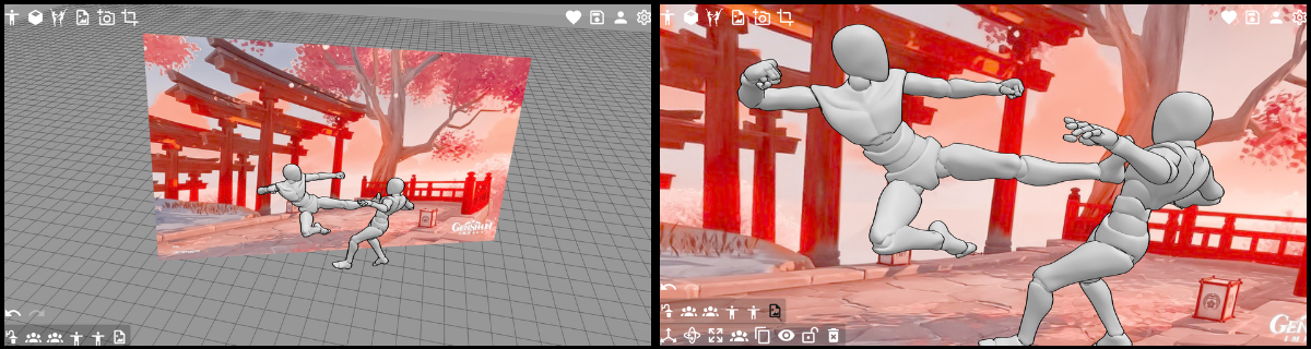 Adding an image into the 3D workspace as a background