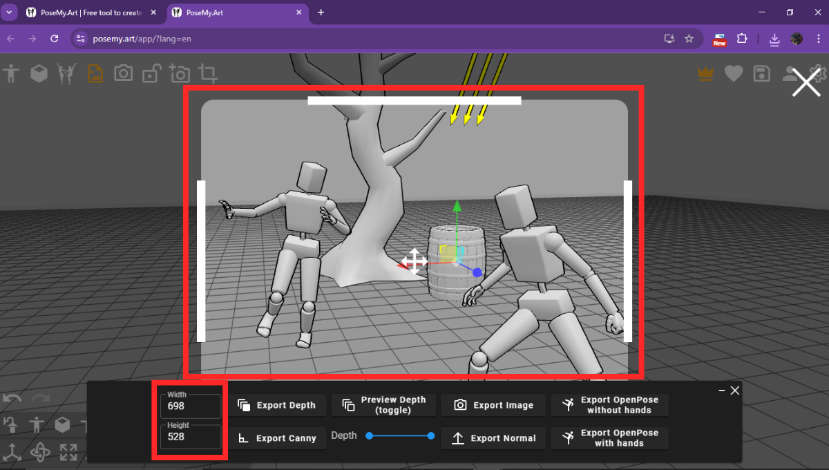 Export Highlight Window