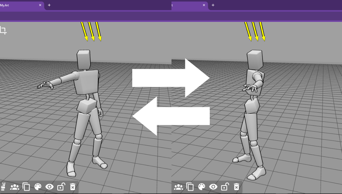 Switch Pose Side Sample